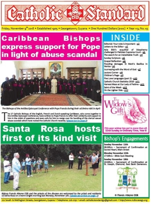 No.43 Catholic Standard (November 9th, 2018)